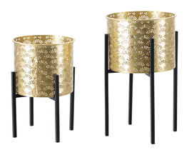 Mauro Ferretti Set Suport De Flori Pot Glass -A- Cm Ø 21X38-19X28