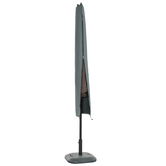 Outsunny Husă Impermeabilă pentru Umbrelă de Grădină cu Fermoar şi Şnur, 178x35/25 cm, Gri | Aosom Romania