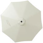 Outsunny Copertină de Rezervă pentru Umbrelă cu Priză de Aer, Rezistentă la UV și Apă, Ø295 cm, Alb Crem | Aosom Romania