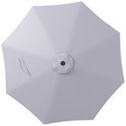 Outsunny Copertină de Rezervă pentru Umbrelă cu Priză de Aer, Rezistentă la UV și Apă, Ø295 cm, Gri | Aosom Romania