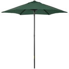 Outsunny Umbrelă de Grădină, Înclinabilă cu Orificiu de Ventilație și 6 Brațe, Ø196x204 cm, Verde | Aosom Romania