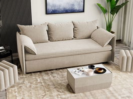 Canapea Extensibila Vanilla Crem