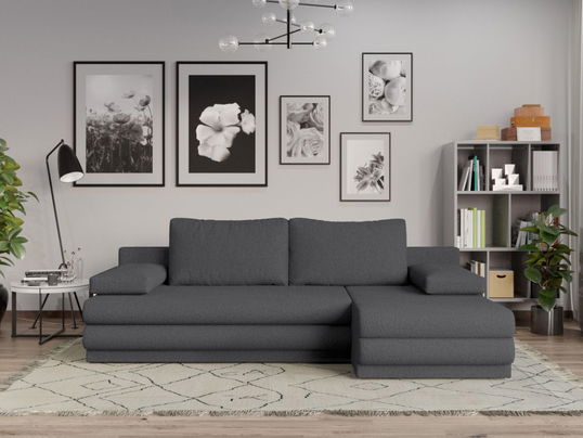 Coltar Extensibil Sensi plusat aspect lana gri