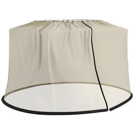 Outsunny Plasă de Țânțari pentru Umbrelă cu Ochiuri Dense și Deschidere cu Fermoar, 3x2,3 m, Bej | Aosom Romania