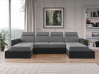 Coltar U Extensibil Paloma gri deschis / gri