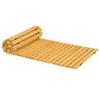 Outsunny Pasarelă pentru Grădină cu Șipci Rulabile și Semi-Flexibile, 185x60 cm, Galben | Aosom Romania