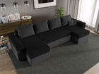 Coltar U Extensibil Cali gri antracit / negru
