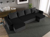 Coltar U Extensibil Cali gri antracit / negru