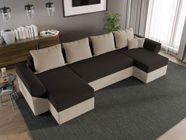 Coltar U Extensibil Cali crem / maro
