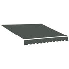 Outsunny Pânză de Înlocuire pentru Copertină Retractabilă cu Protecție UV 30+, 3,82x2,4 m, Gri | Aosom Romania