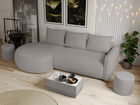 Coltar Extensibil Fiore Plusat Gri Deschis