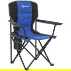 Outsunny Scaun de Camping Pliabil cu Buzunar și Suport pentru Pahar, 94x62x110 cm, Albastru | Aosom Romania