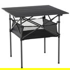 Outsunny Masă de Camping Pliabilă, Ușor de Transportat, Include Geantă de Călătorie, 70x70x69cm, Negru | Aosom Romania