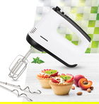 Mixer de mana White Orchid, Heinner, 400W, plastic/inox, alb/negru