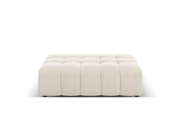 Taburet, Jennifer-51, Micadoni Home, 102x80x40 cm, catifea, bej deschis
