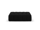 Taburet, Jennifer-51, Micadoni Home, 102x80x40 cm, catifea, negru