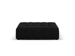 Taburet, Jennifer-51, Micadoni Home, 102x80x40 cm, catifea, negru