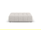 Taburet, Jennifer-140, Micadoni Home, 102x80x40 cm, tesatura chenille din poliester, gri deschis