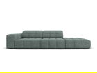Canapea 3 locuri cotiera dreapta, Jennifer-140, Micadoni Home, 262x102x70 cm, tesatura chenille din poliester, petrol