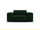Fotoliu, Jennifer-51, Micadoni Home, 124x102x70 cm, catifea, verde bottle