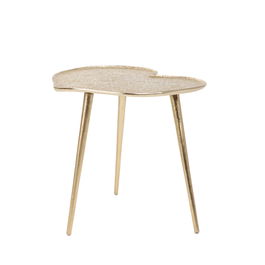Masuta de cafea Toire, Homla, 42x42x42 cm, metal, auriu