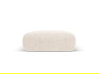 Taburet, Molino-140, Micadoni Home, 100x100x36 cm, tesatura chenille din poliester, bej deschis