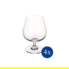 Set 4 pahare de coniac, Villeroy & Boch, Entree, 400 ml, sticla cristal