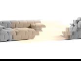 Canapea 2 locuri, Bellis-213, Micadoni Home, 188x94x70 cm, tesatura boucle, bej sand