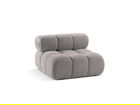 Modul pentru canapea, 1 loc, Bellis-213, Micadoni Home, 94x94x70 cm, tesatura boucle, gri deschis