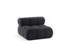 Modul pentru canapea, 1 loc, Bellis-213, Micadoni Home, 94x94x70 cm, tesatura boucle, grafit