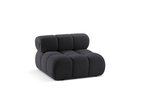 Modul pentru canapea, 1 loc, Bellis-213, Micadoni Home, 94x94x70 cm, tesatura boucle, grafit