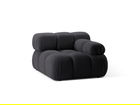 Modul dreapta pentru canapea, 1 loc, Bellis-213, Micadoni Home, 94x94x70 cm, tesatura boucle, grafit