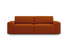 Canapea extensibila 3 locuri, Jodie-78, Micadoni Home, 247x107x86 cm, tesatura structurata, teracota