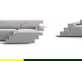 Coltar extensibil dreapta 3 locuri cu lada depozitare, Jodie-78, Micadoni Home, 246x151x86 cm, tesatura structurata, gri deschis