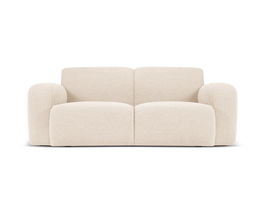 Canapea 2 locuri, Molino-101, Micadoni Home, 170x95x72 cm, tesatura boucle, bej