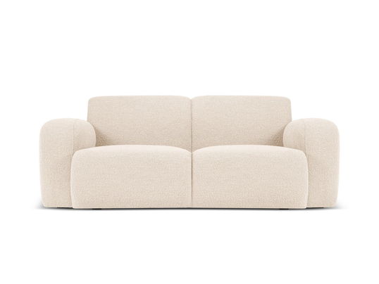 Canapea 2 locuri, Molino-101, Micadoni Home, 170x95x72 cm, tesatura boucle, bej