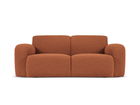Canapea 2 locuri, Molino-101, Micadoni Home, 170x95x72 cm, tesatura boucle, maro