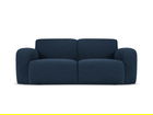 Canapea 2 locuri, Molino-101, Micadoni Home, 170x95x72 cm, tesatura boucle, albastru inchis