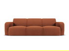 Canapea 3 locuri, Molino-101, Micadoni Home, 235x95x72 cm, tesatura boucle, maro