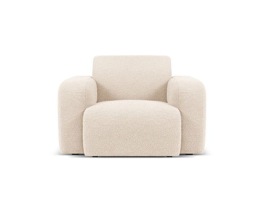 Fotoliu, Molino-101, Micadoni Home, 105x95x72 cm, tesatura boucle, bej