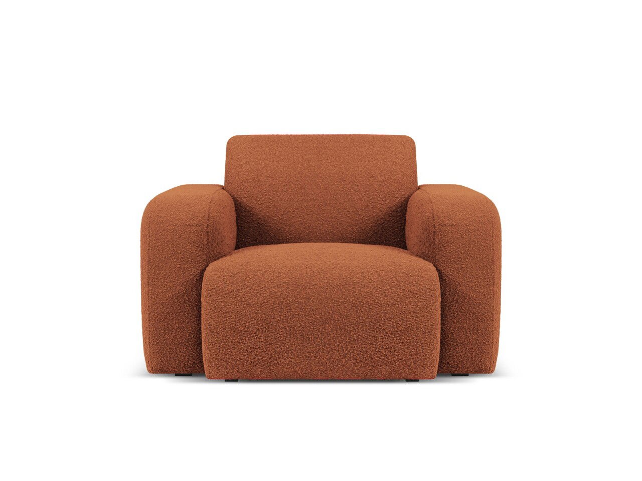 Fotoliu, Molino-101, Micadoni Home, 105x95x72 cm, tesatura boucle, maro