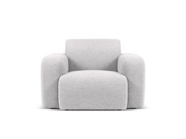 Fotoliu, Molino-101, Micadoni Home, 105x95x72 cm, tesatura boucle, gri deschis