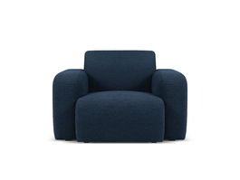 Fotoliu, Molino-101, Micadoni Home, 105x95x72 cm, tesatura boucle, albastru inchis