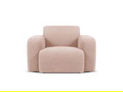 Fotoliu, Molino-101, Micadoni Home, 105x95x72 cm, tesatura boucle, roz pudra