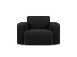 Fotoliu, Molino-101, Micadoni Home, 105x95x72 cm, tesatura boucle, negru
