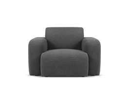 Fotoliu, Molino-101, Micadoni Home, 105x95x72 cm, tesatura boucle, gri inchis