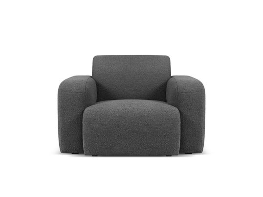 Fotoliu, Molino-101, Micadoni Home, 105x95x72 cm, tesatura boucle, gri inchis