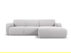 Coltar dreapta 4 locuri, Molino-101, Micadoni Home, 250x170x72 cm, tesatura boucle, gri deschis