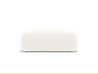 Taburet, Molino-101, Micadoni Home, 100x100x36 cm, tesatura boucle, alb