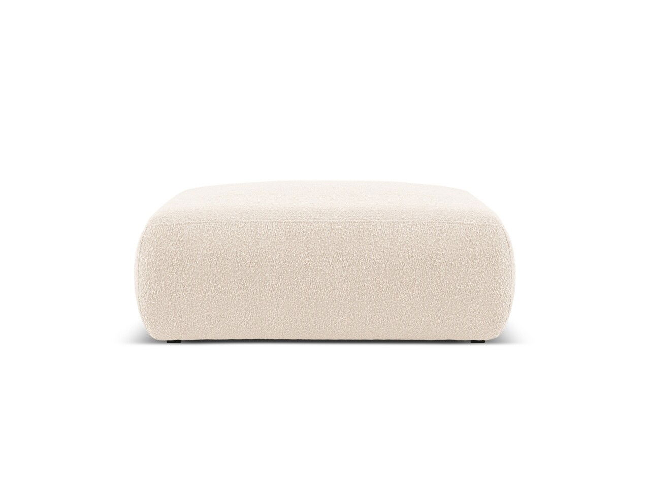 Taburet, Molino-101, Micadoni Home, 100x100x36 cm, tesatura boucle, bej